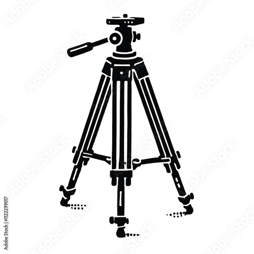 Vintage Tripod Silhouette