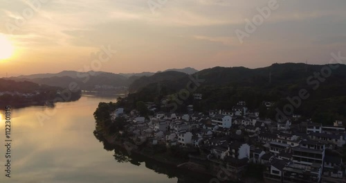 Scenery of Jintan Village, She County, Huangshan City, Anhui Province photo