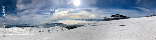 Wallpaper Mural panorama of the mountains Torontodigital.ca