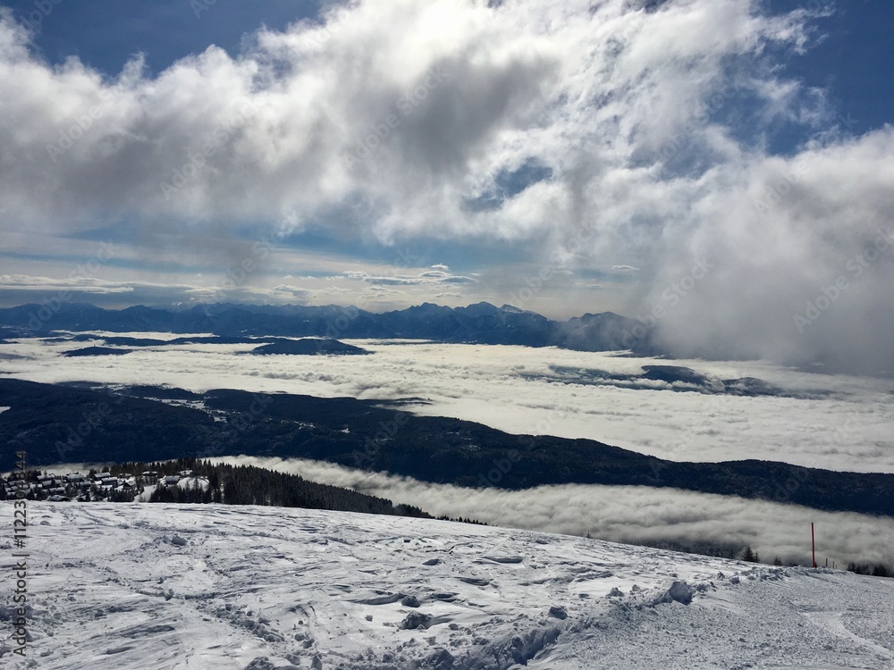 Fototapeta premium snow covered mountains