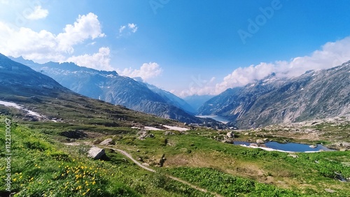 swiss mountains landscape