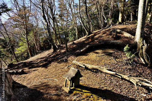 丹沢の辺室山　辺室山縦走コース　鍋嵐東尾根の入口
 photo