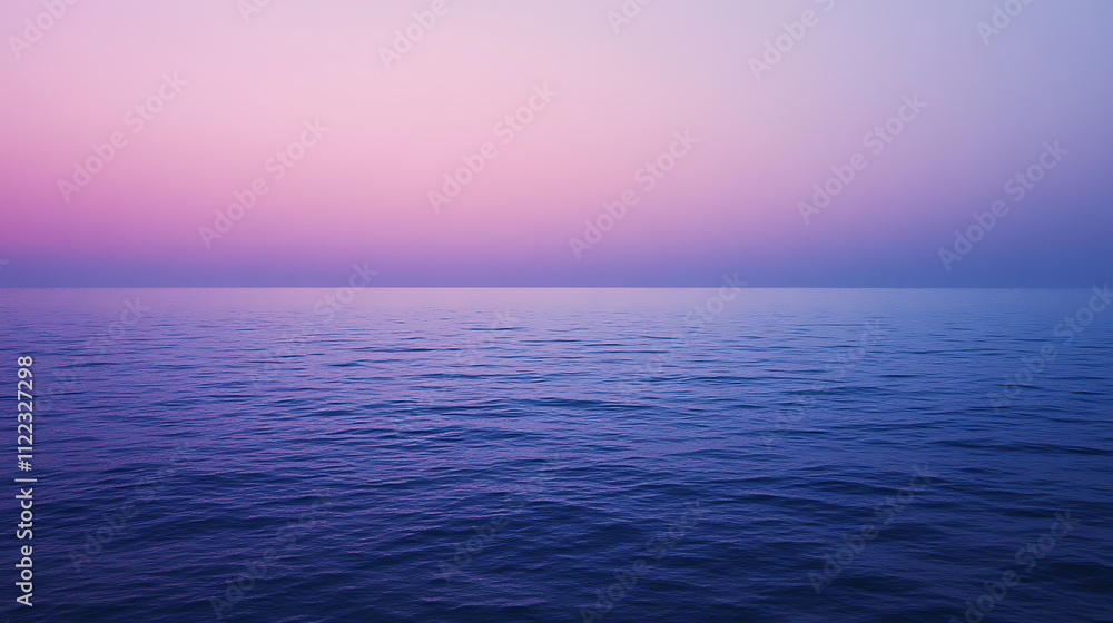 Fototapeta premium Serene Sunset Over the Ocean