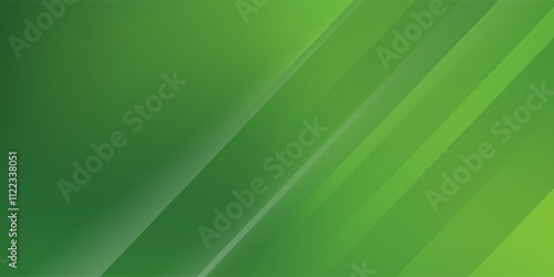 abstract background of realistic green curved gradient shading. vector design concept. Decorative web layout or poster, banner  Illustration