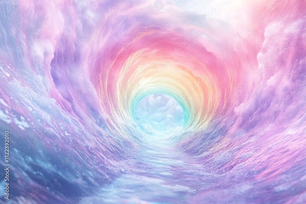 Fototapeta premium Light Multicolor colorful abstract texture. Abstract colorful illustration with gradient.