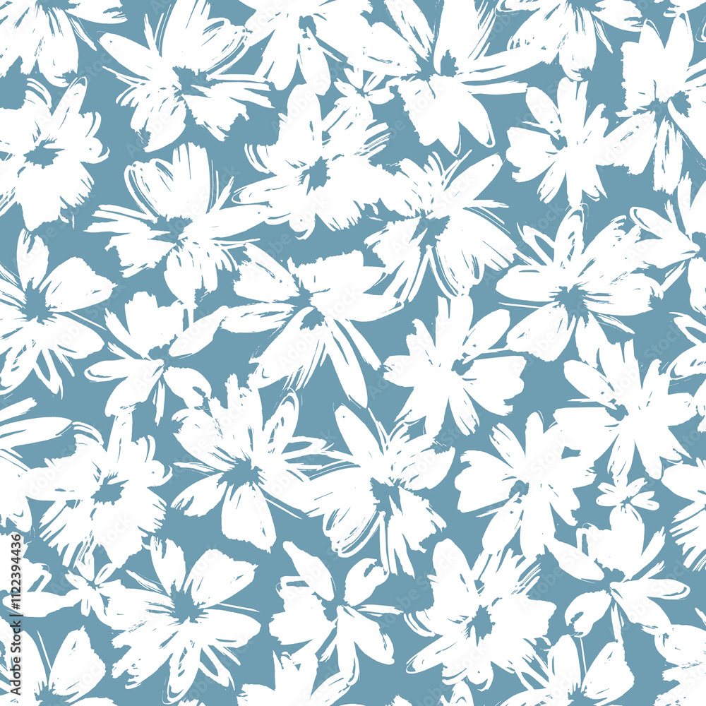 Fototapeta premium Abstract floral pattern perfect for textile design,