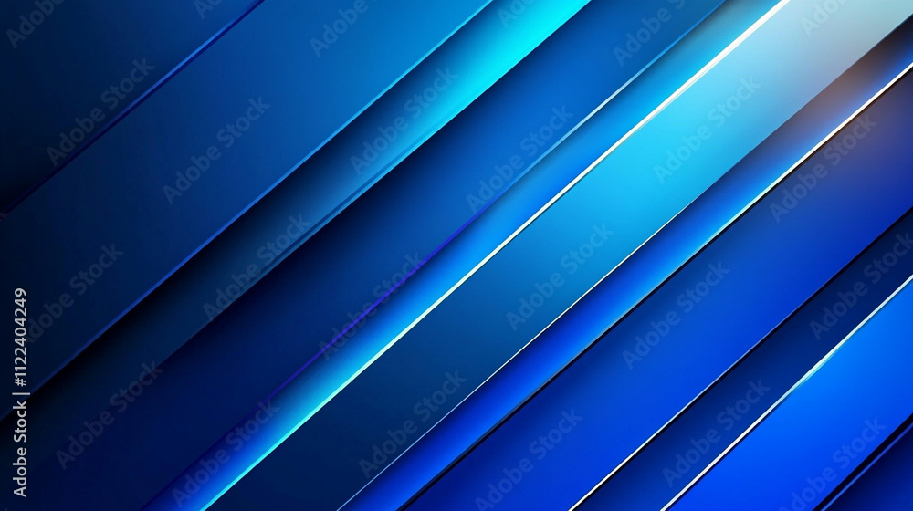 Obraz premium dark blue 3d lining background.ai generative