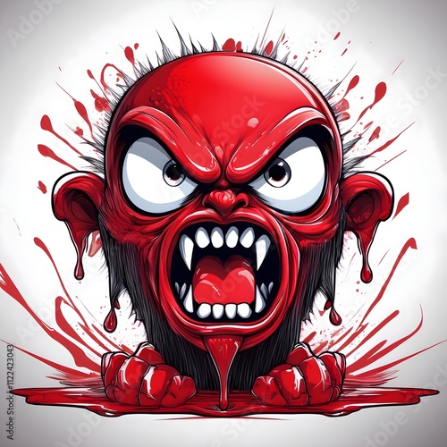 Fury Unleashed The Fiery Essence of Anger in Motion