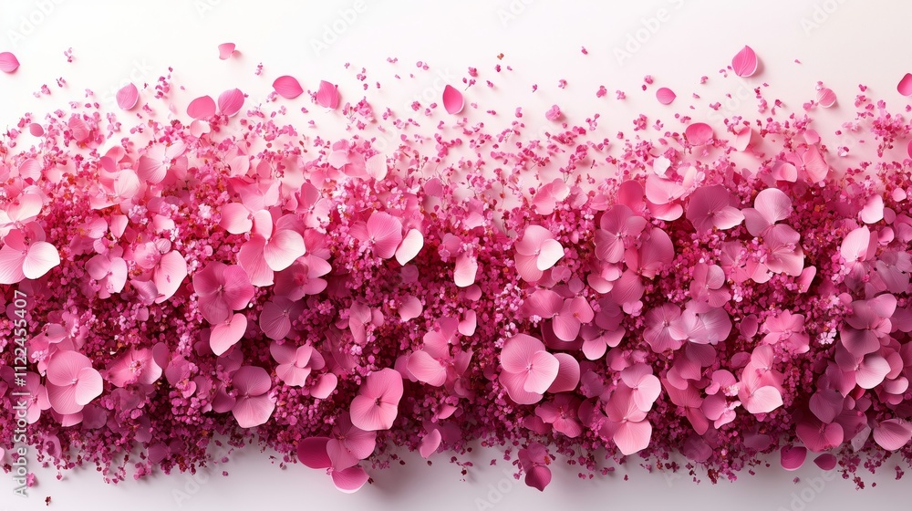 Obraz premium Vibrant Pink Petals Crafting a Floral Elegance Background Design