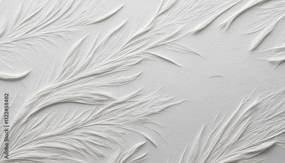 Obraz premium white feathers background