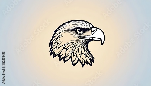 eagle logo gagle head e-sport logo template. animal predator sign and symbol.strength, 6 photo