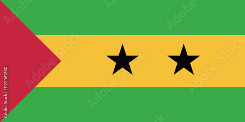 サントメ・プリンシペ民主共和国の国旗