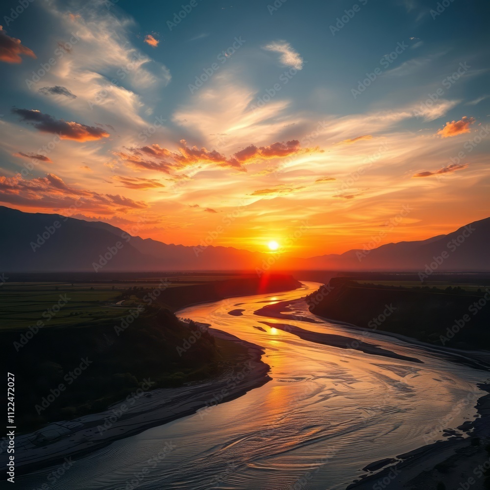 Sunset River landscapes Ultra realistic Photorealistic landscape photographywater travel sky beautiful tourism outdoor Sunset River landscapes Ultra realistic Photorealistic landscape photographywater travel sky beautiful tourism outdoor