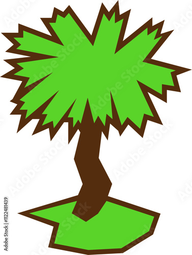 palmetto tree sports logo