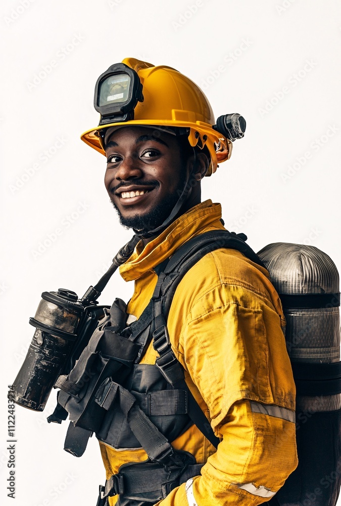 portrait of a firefighter portrait of a firefighter