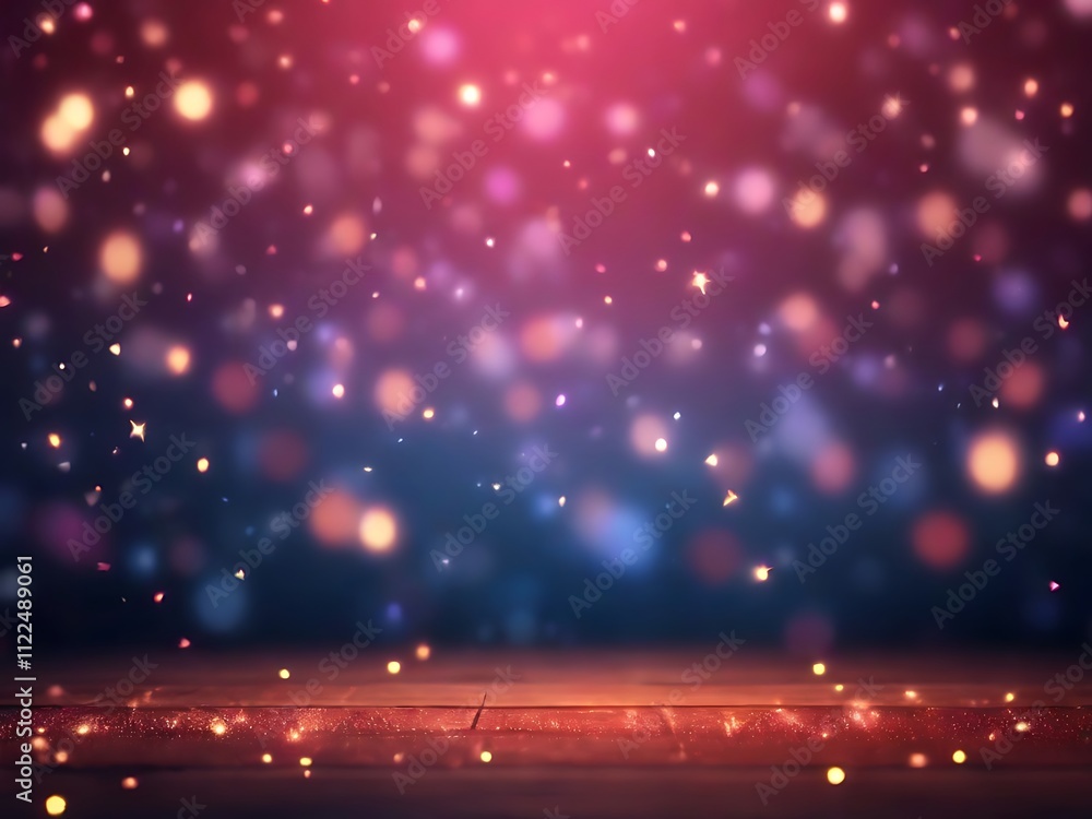 Fototapeta premium Festive valentine's day Love in bokeh background