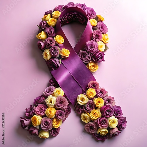 Elegant and Motivational World Cancer Day Design photo