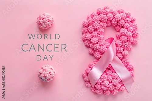 Empowering World Cancer Day Graphic Design photo