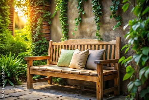 The classic interior of a cozy home with a wooden table, chairs, and some special descoration photo