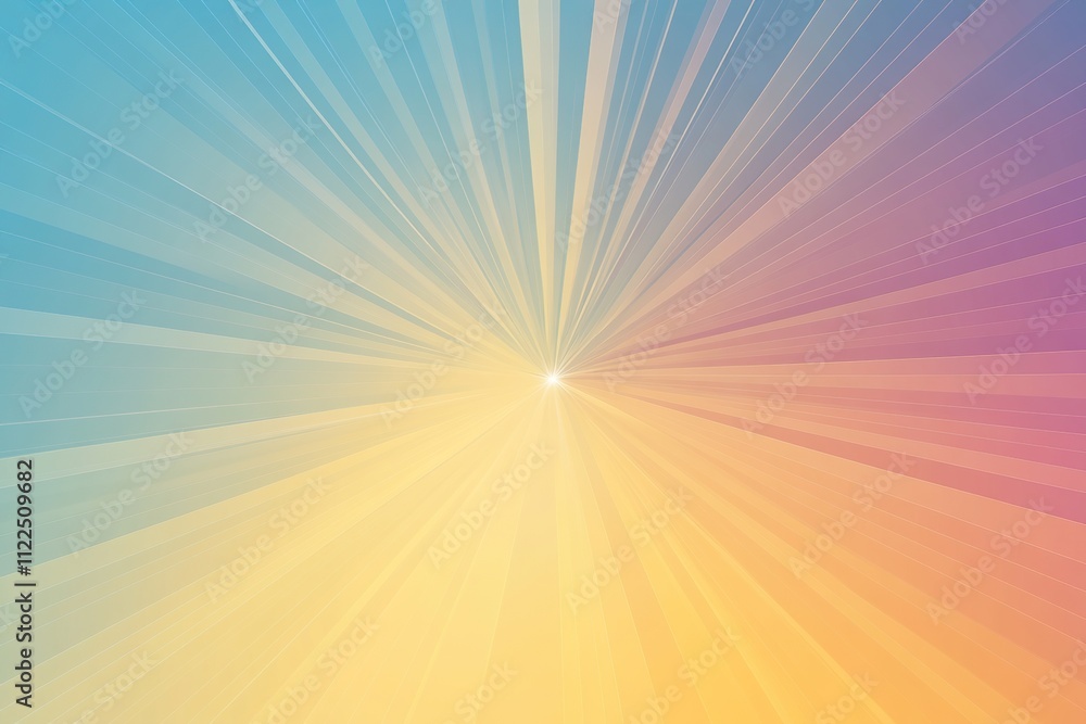 Obraz premium Bright radial lighting texture background