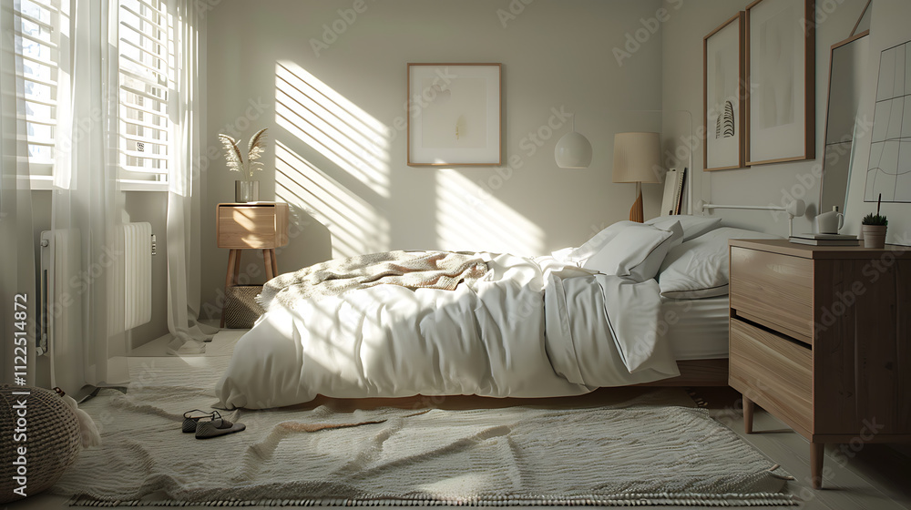 Fototapeta premium modern bedroom interior