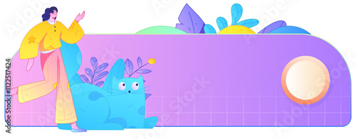 People exercising healthy running vector internet operation illustration
