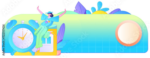 People exercising healthy running vector internet operation illustration
