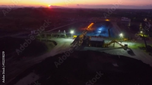 the activities in the coal mine are very cool