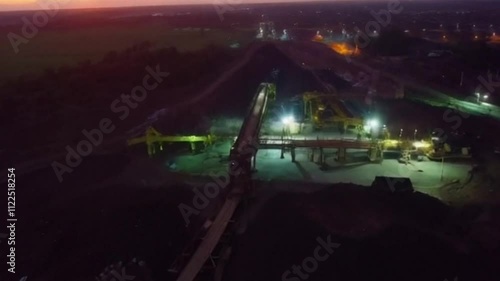 the activities in the coal mine are very cool