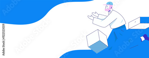People exercising healthy running vector internet operation illustration
