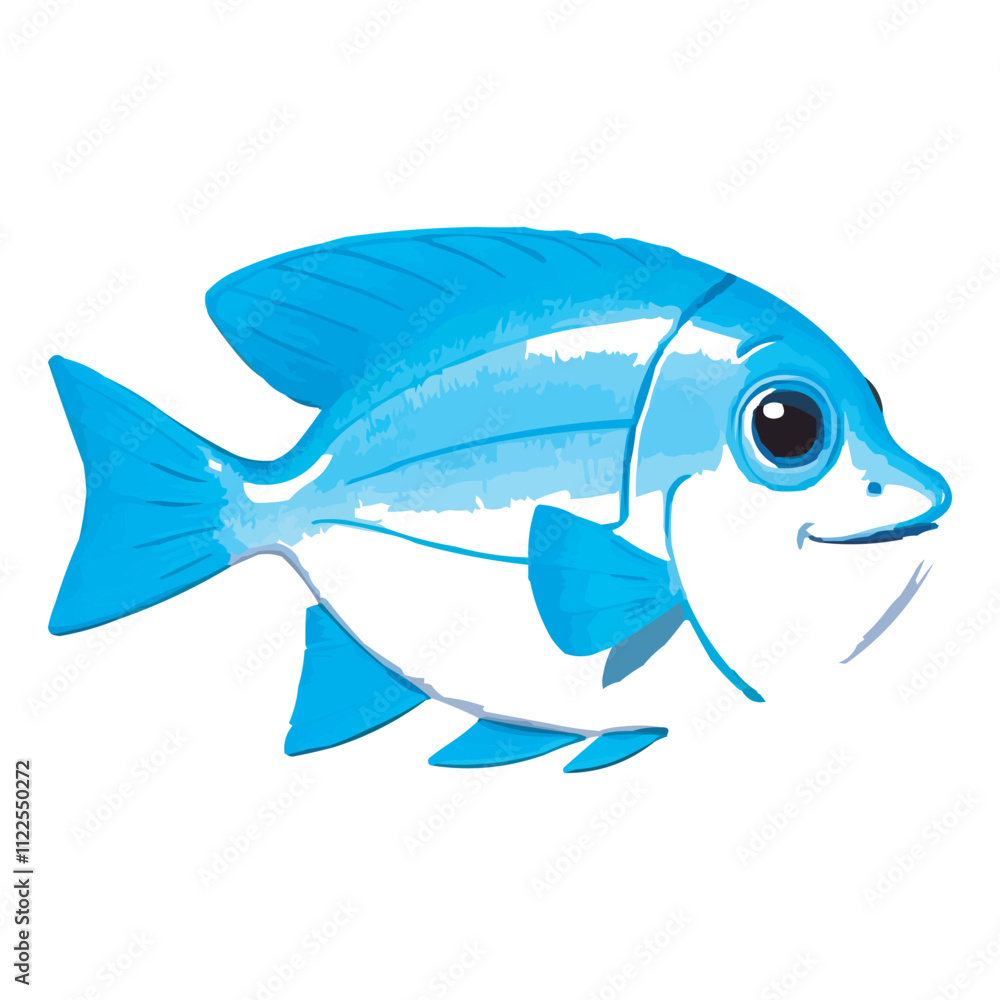 Obraz premium fish logo for your band 