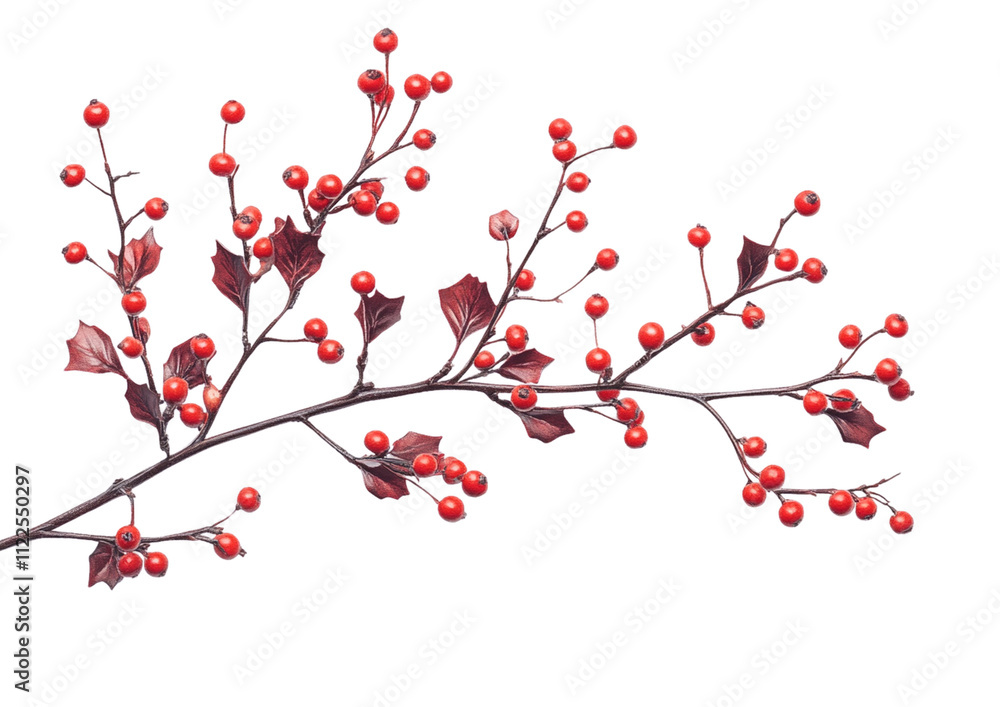 A festive holly branch with bright red berries, featuring high details and an HDR result, with sharp clarity and no blur, on a white background, perfect for holiday and Christmas themes.
A festive holly branch with bright red berries, featuring high details and an HDR result, with sharp clarity and no blur, on a white background, perfect for holiday and Christmas themes.