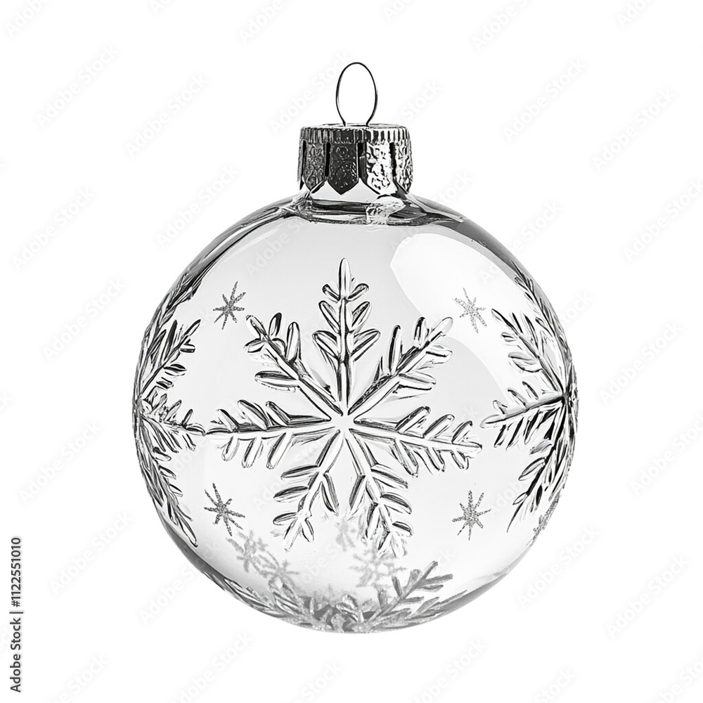 A frosty glass ornament with etched snowflake designs, featuring high details and an HDR result, with sharp clarity and no blur, on a white background, perfect for winter and holiday decorations.
A frosty glass ornament with etched snowflake designs, featuring high details and an HDR result, with sharp clarity and no blur, on a white background, perfect for winter and holiday decorations.