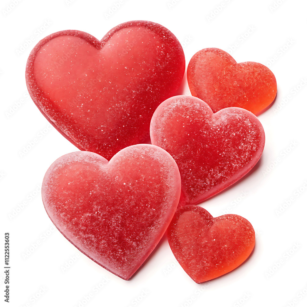 Obraz premium hearts isolated on a white background