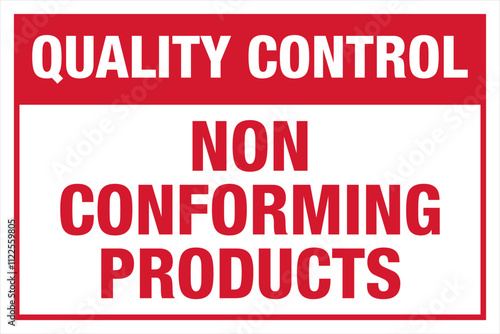 31 Red Quality Control Label ...