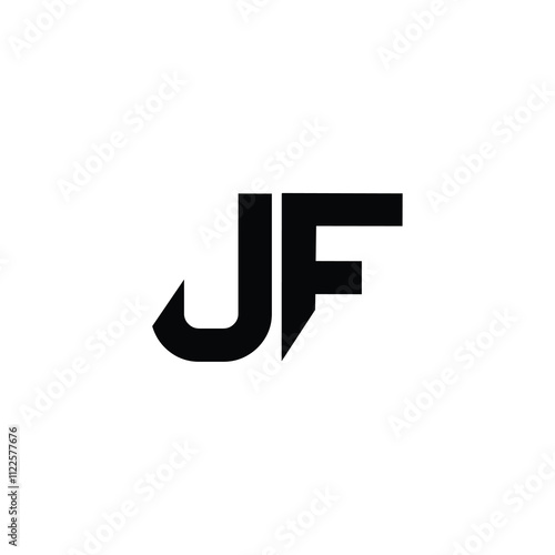 Free Download JF monogram logo design letter text name symbol monochrome logotype alphabet character simple logo - GFXLoad