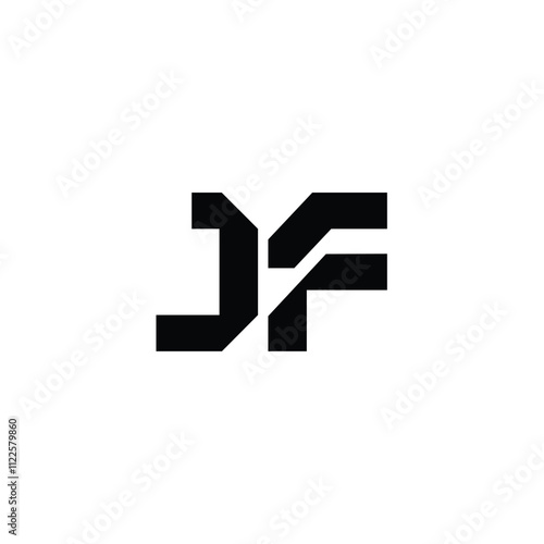Free Download JF monogram logo design letter text name symbol monochrome logotype alphabet character simple logo - GFXLoad