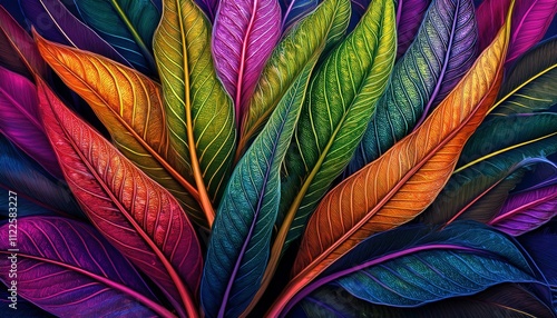 Wallpaper Mural Nature's Design: Artistic Tree with Intricate Leaf Patterns" Torontodigital.ca