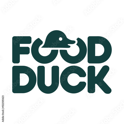Dynamic Food Duck Chef Logo - Perfect for Restaurants, Catering, and Culinary Branding | Duck Chef Logo | Food Logo Illustration | Duck | Chef | Logo Design

