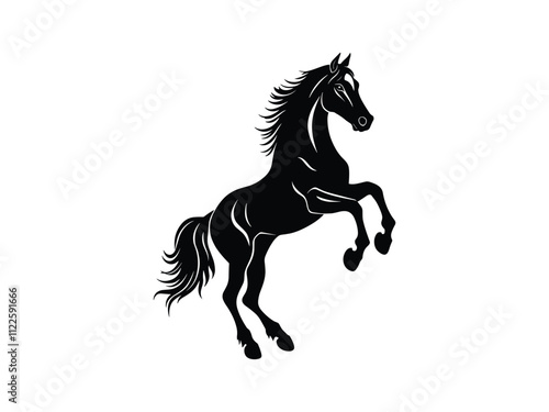 Majestic Horse Silhouettes Stunning Animal Clipart for Creative Projects