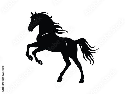 Majestic Horse Silhouettes Stunning Animal Clipart for Creative Projects