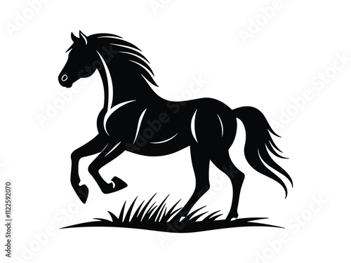 Majestic Horse Silhouettes Stunning Animal Clipart for Creative Projects