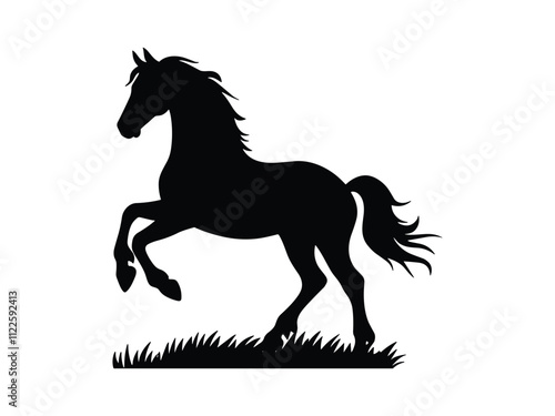 Majestic Horse Silhouettes Stunning Animal Clipart for Creative Projects