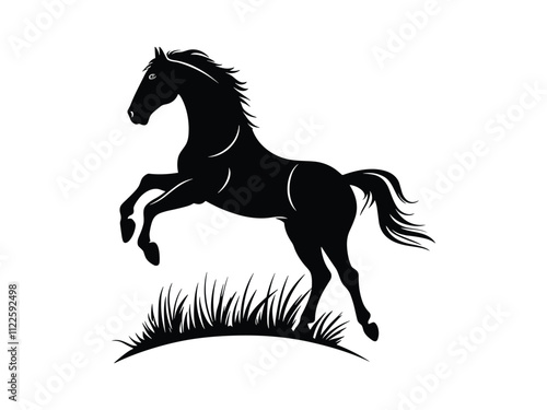 Majestic Horse Silhouettes Stunning Animal Clipart for Creative Projects