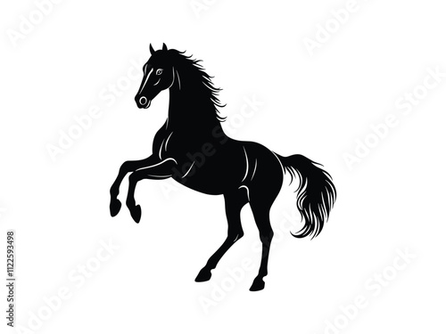 Majestic Horse Silhouettes Stunning Animal Clipart for Creative Projects