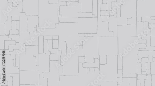 Crafted hand drawn brush line abstract map pattern, Japanese inspired wood carving, engraving, weaving, textured background, simple graphic for carpet, textile, wrapping paper