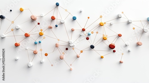 Abstract network connection concept.