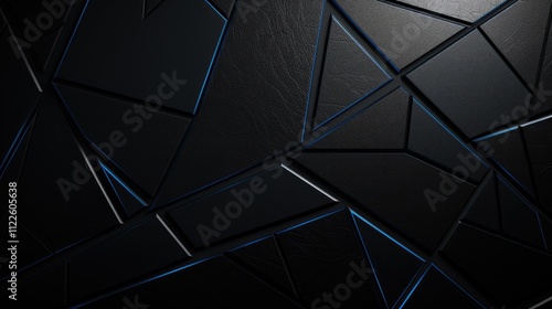 Abstract dark geometric background