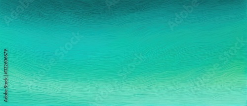 Abstract Waves of Blue and Green Textured Digital Background