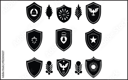 set of shields